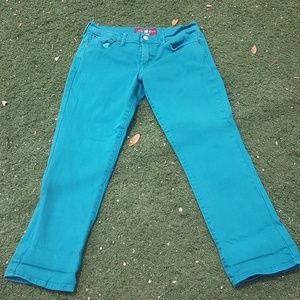Lucky Brand Cropped Teal Jeans Sweet n Crop